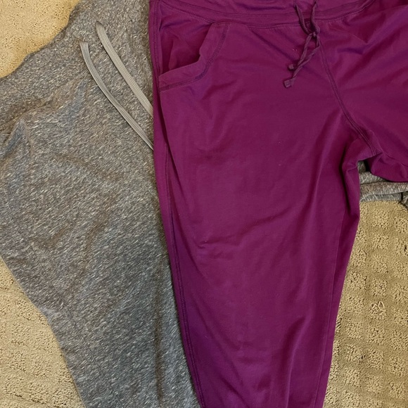 Danskin Now Pants - 2 PAIRS of cropped joggers, XXL